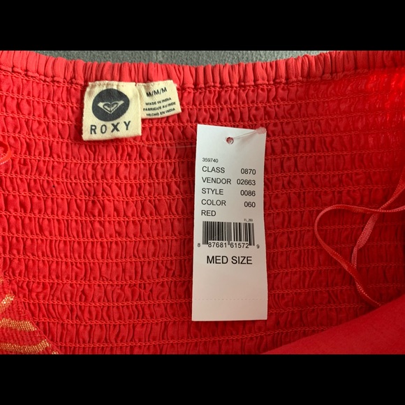 SOLD NWT✨ ROXY Party On Strapless Dress - Picture 9 of 11